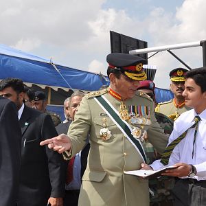 With the ex PM and present COAS