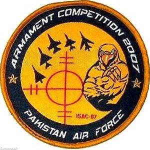 Pakistan Air Force: Armament Competition 2007 Shoulder Patch