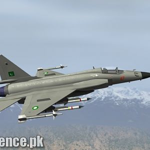 JF-17 OVER THE MOUNTAINS