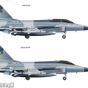 JF-17 SINGLE AND TWIN SEATER
