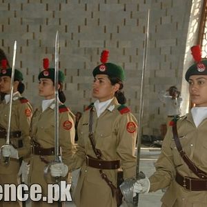 Ist batch of women commissioned officers in regular Pakistan Army