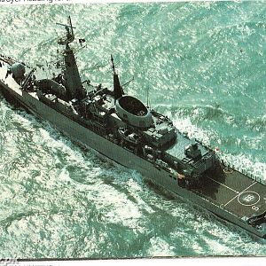 type 21 PNS SHAHJAHAN IN ACTION