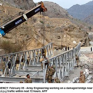 Army Engineers at work in Khyber Agency