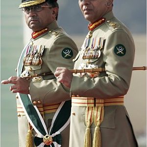 The Two Generals-Musharraf and Kiyani