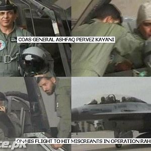 Army Chief Flies F-16 on Rah e Raast