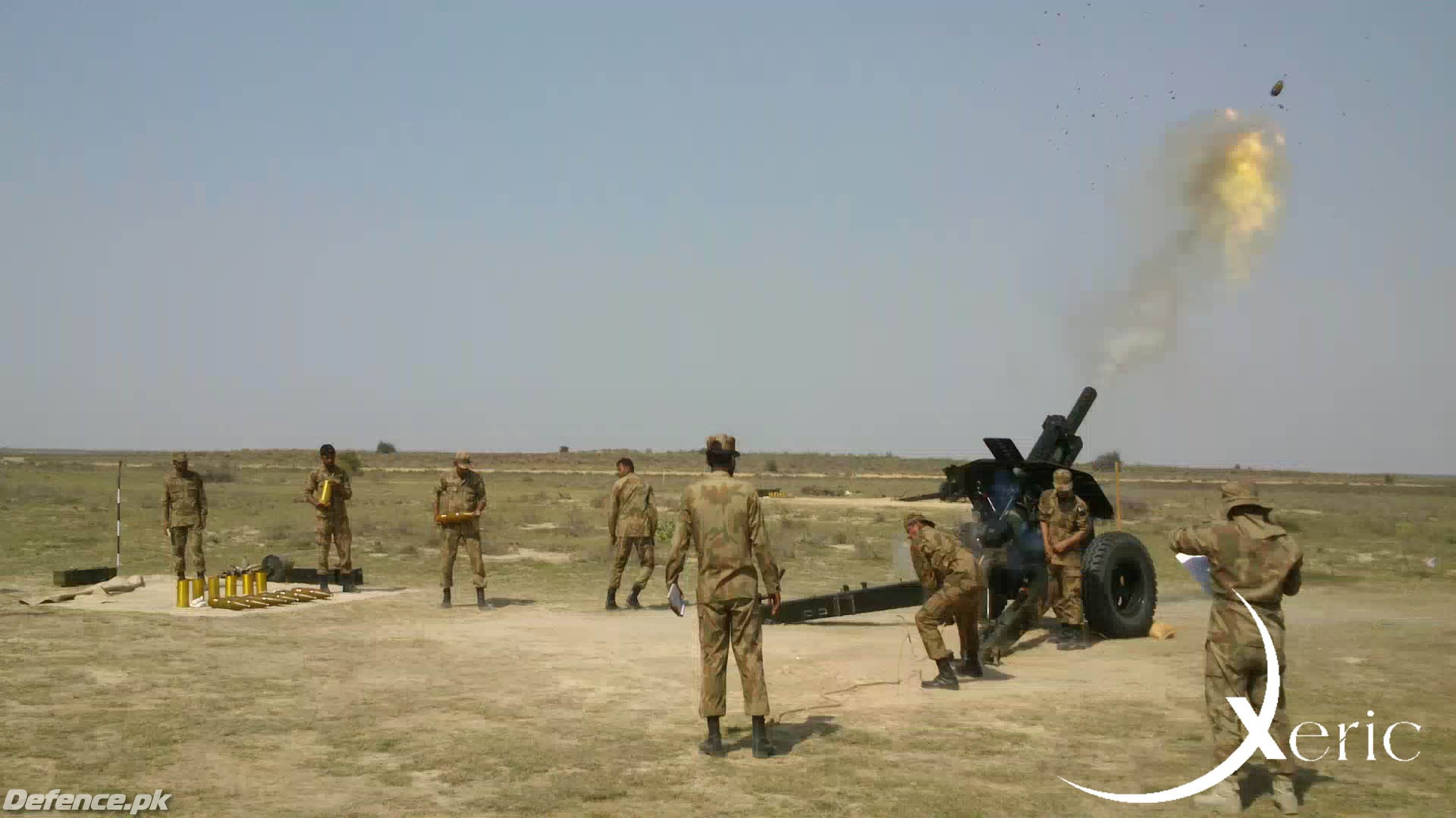 122mm Gun Flash