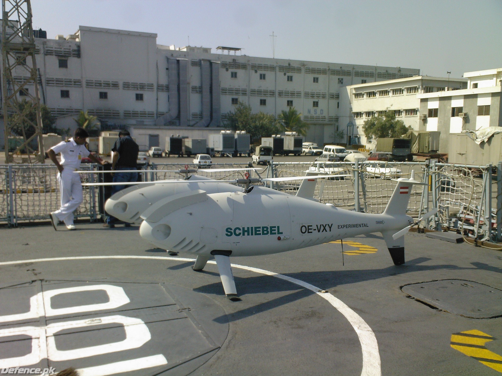 CAMCOPTER S-100 on PNS Shahjahan Type-21 Frigate