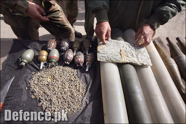 explosive found during Swat operation