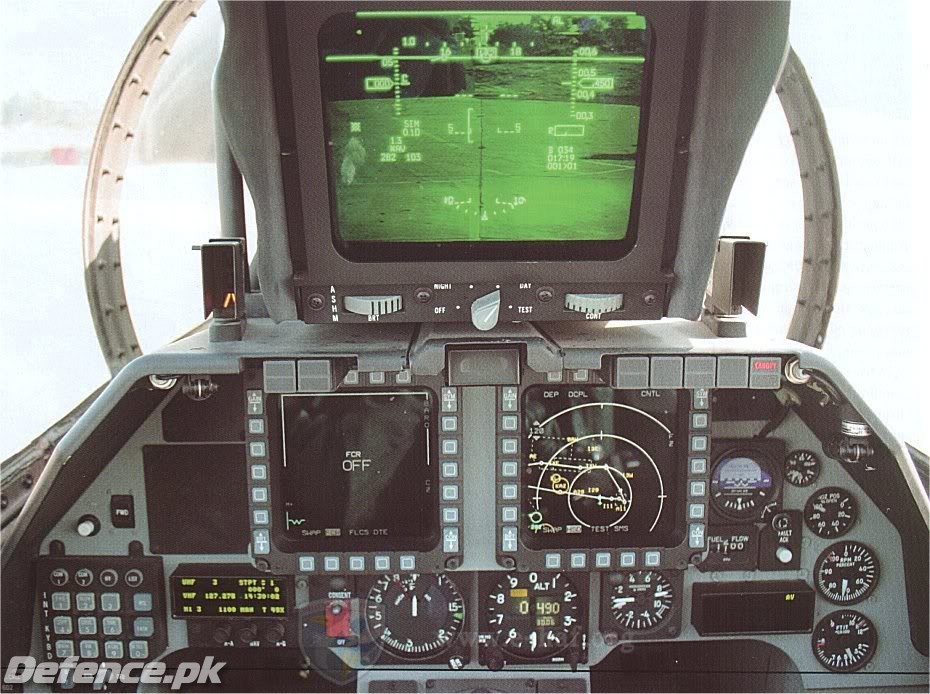 F-16D Block 52 Rear Seat Cockpit