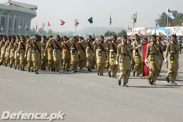 Female Cadets during Perade