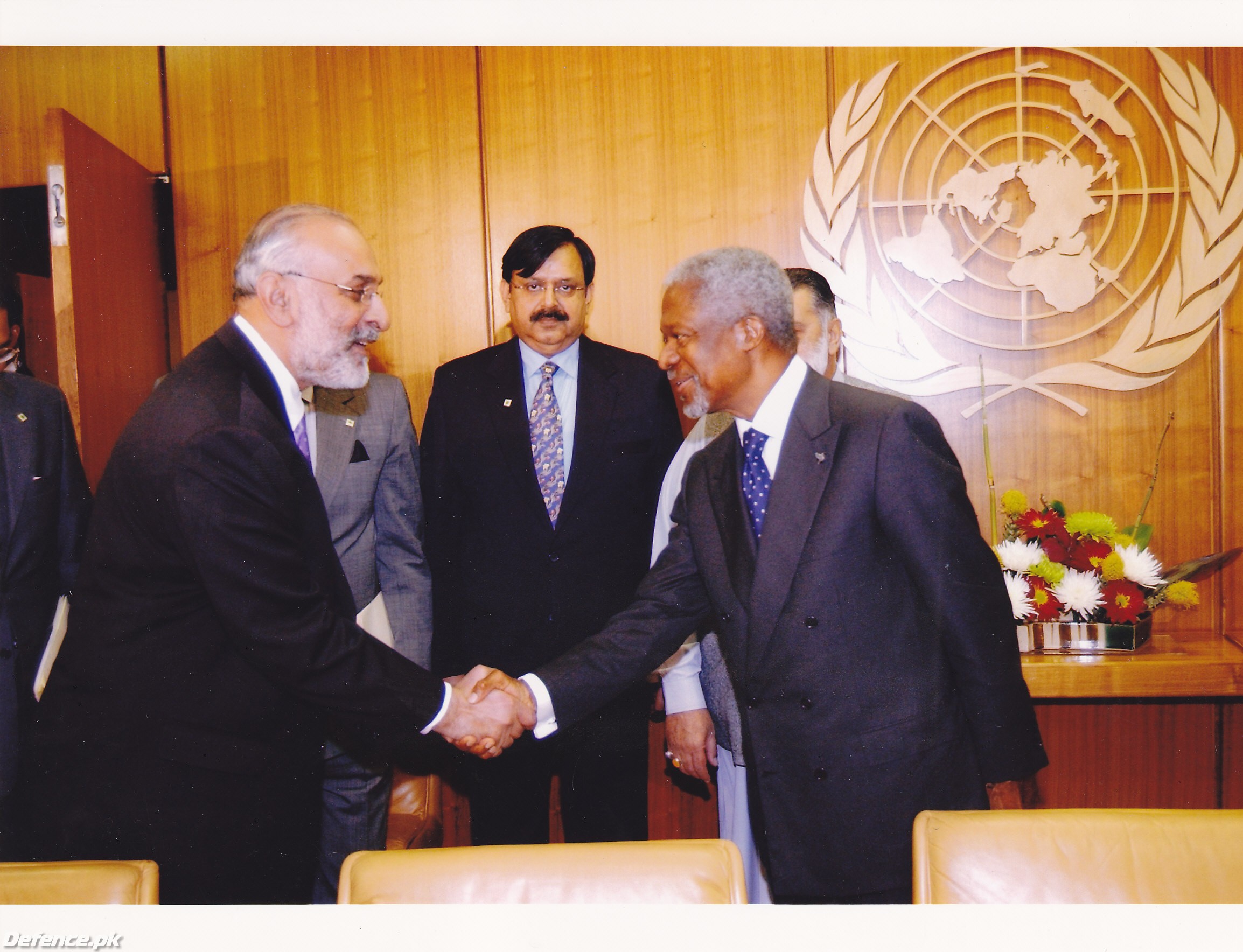 General TM Malik & Kofi Annan