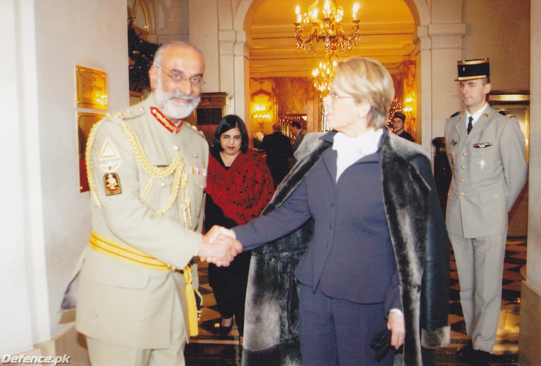 General TM Malik & Minister Michele Alliot-Marie