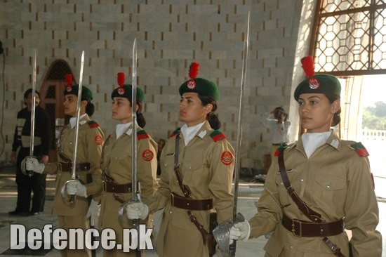 Ist batch of women commissioned officers in regular Pakistan Army