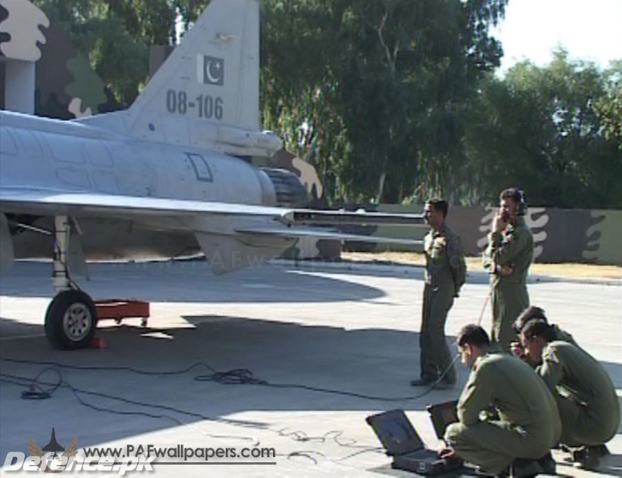 JF-17 Thunder,Pre flight checks & mission upload.
