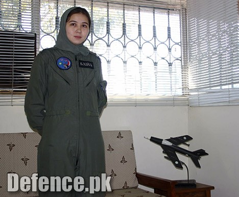 PAF Female Pilot SAIRA