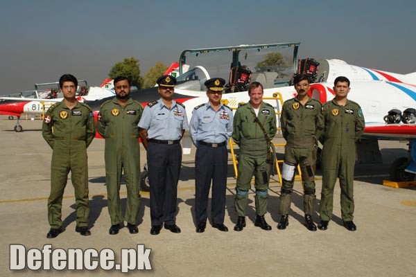 Royal Airforce Chief's visit to PAF Rislapur