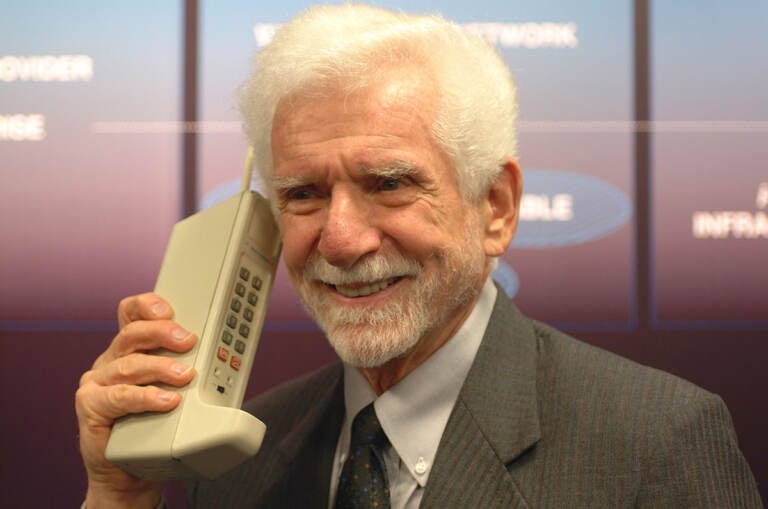 Martin Cooper, engineer and inventor, made the first cell phone call on April 3, 1973. (Courtesy of Martin Cooper)