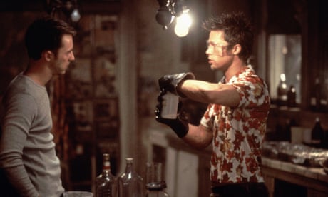 Brad Pitt and Edward Norton in David Fincher’s 1999 film Fight Club.