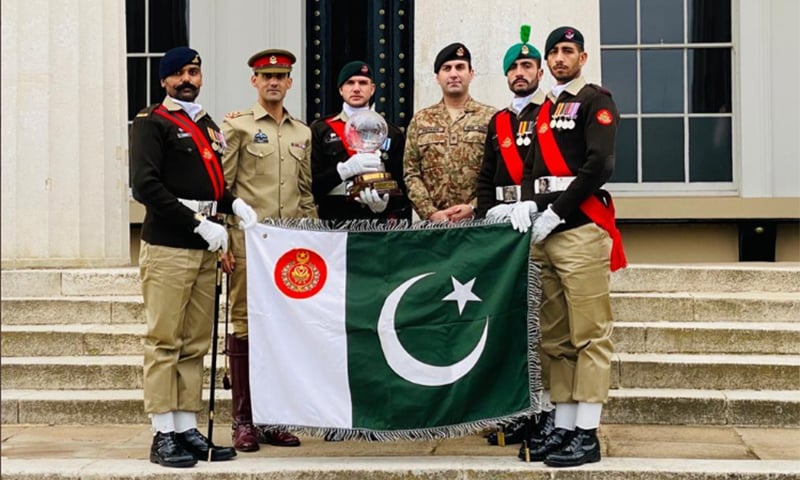 Pakistan Army has won an international military drill competition for a third consecutive year. — Photo courtesy Pakistan High Commission London