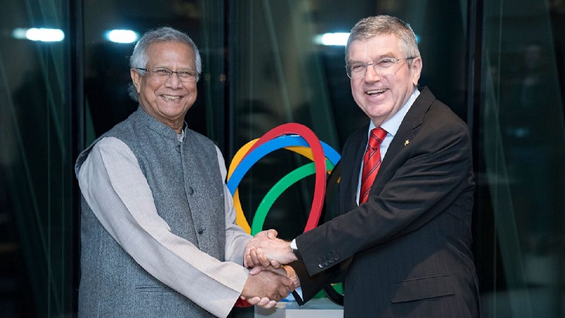 Nobel Laureate Prof Yunus to receive Olympic Laurel