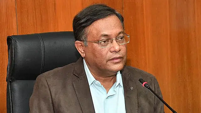 Information and broadcasting minister Hasan Mahmud
