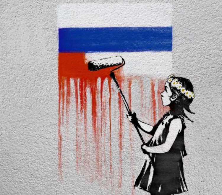 New-Russian-flag.-Removal-of-%E2%80%98blood-from-the-previous-one-by-street-artist-TG-1.jpg