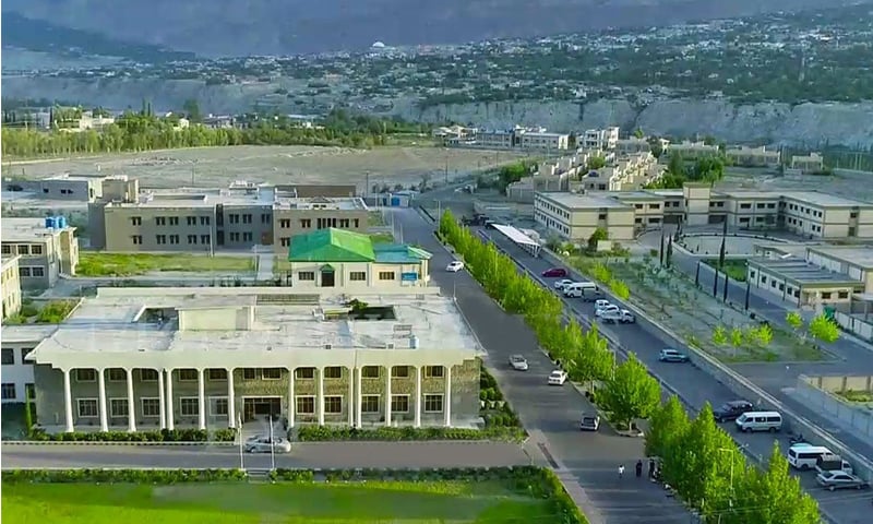 Top view of Karakoram International University. — Photo courtesy Karakoram International University Facebook