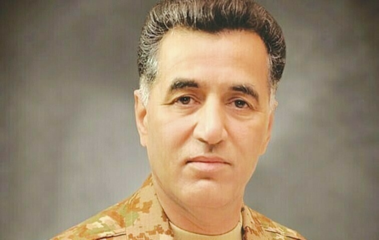 A photo of former DG ISI Lt Gen Faiz Hameed. — Photo courtesy: ISPR