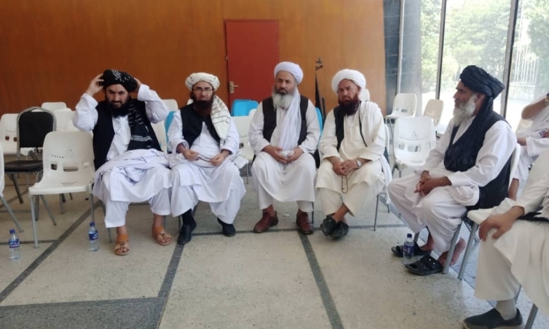 Delegates arrive for a conference on national unity in Kabul, Afghanistan, Wednesday. — Photo by author