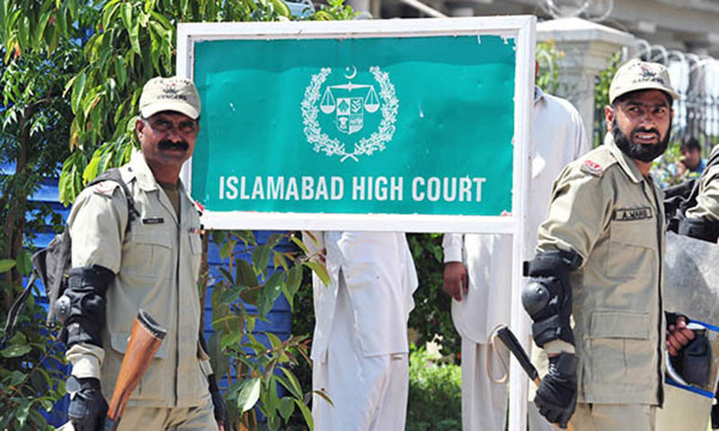 A two-member bench, comprising IHC Chief Justice Athar Minallah and Justice Mohsin Akhtar Kiyani, was hearing a petition filed by property owners in villages Thalla Syedan and Jhangi Syedan in Islamabad district against the acquisition of their land. — AFP/File