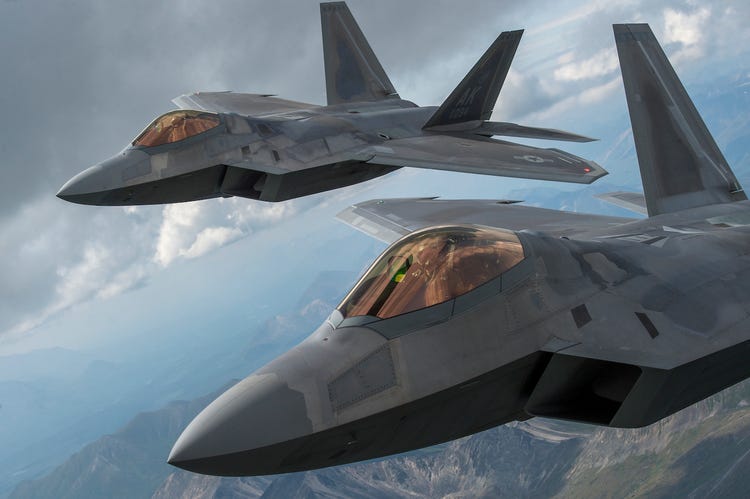 Air Force F-22 Raptors Alaska