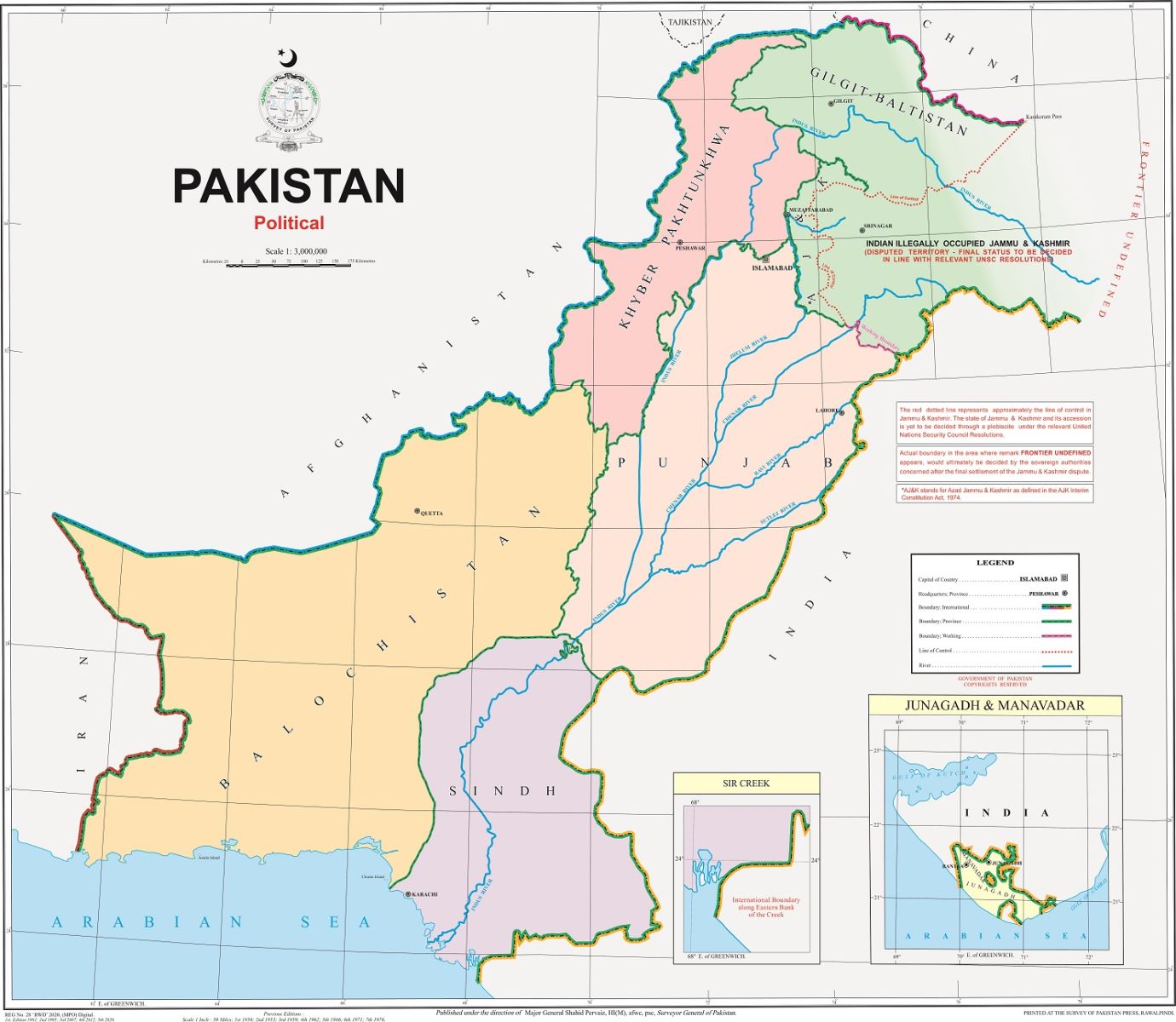 Use of Pakistan's unofficial map a crime punishable by jail term, fine