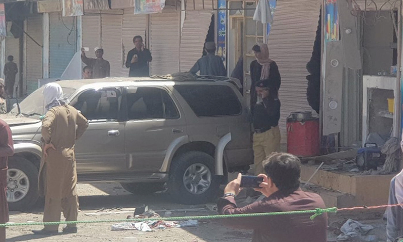 At least two people were killed and seven others were injured in a blast in Chaman. — DawnNewsTV