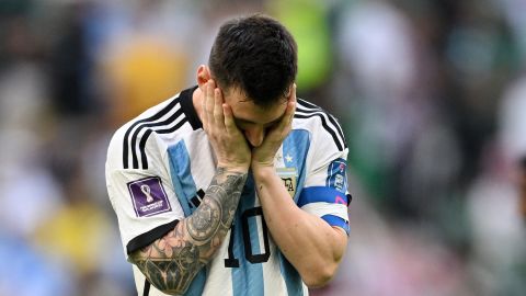 Messi scored the opening goal but could do little to stop Argentina from falling to defeat.