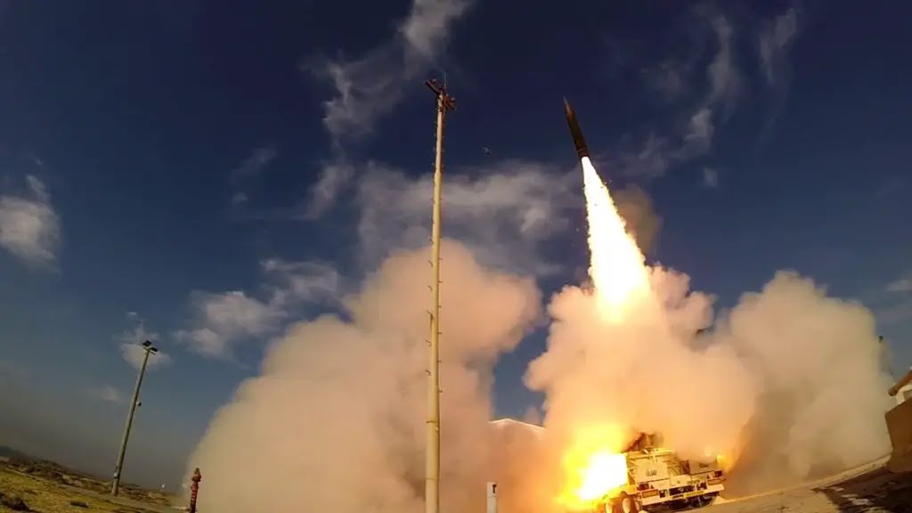 Israel's Arrow 3 missile flight test