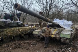 Western leaders are divided over who will provide the battle tanks that Kyiv says are desperately needed to recapture territory from Russia [File: Vladyslav Smilianets/Reuters]