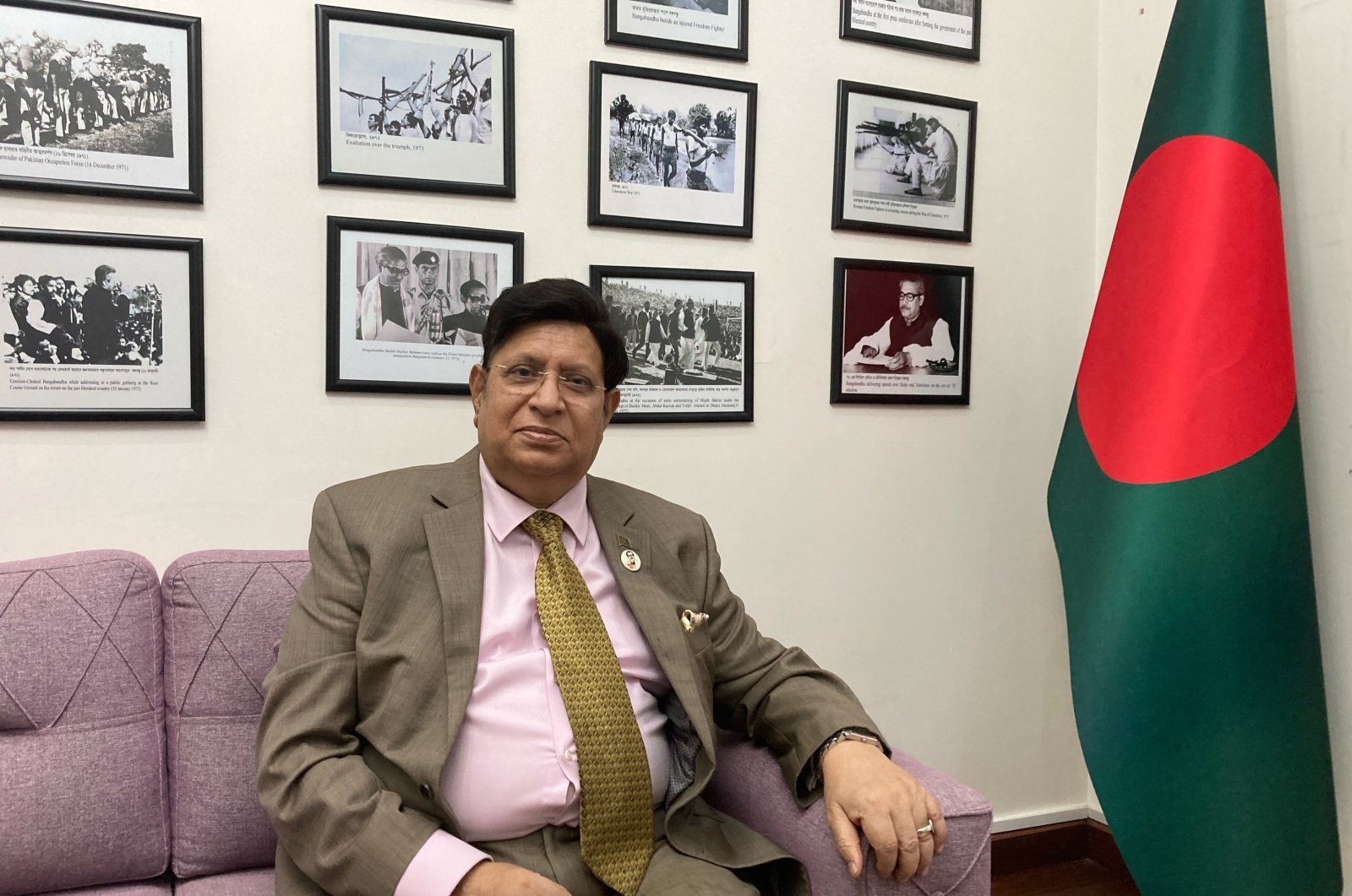 Bangladesh’s foreign minister, Dr. A.K. Abdul Momen, during an interview with Daily Sabah in Istanbul, Turkey, July 15, 2021. (Photo by Meryem Ilayda Atlas)