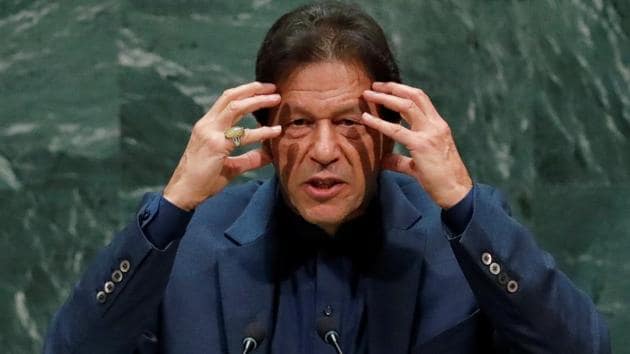 Pakistan Prime Minister Imran Khan has been accused by the opposition of pushing stringent laws, ostensibly required to fulfil its FATF commitments, that can be used to target them(REUTERS)