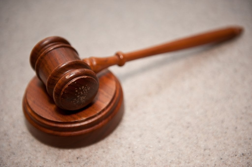 Court gavel. PHOTO: FILE