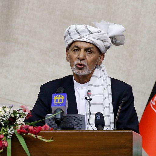 Ousted Afghan president in UAE 'on humanitarian grounds''on humanitarian grounds'