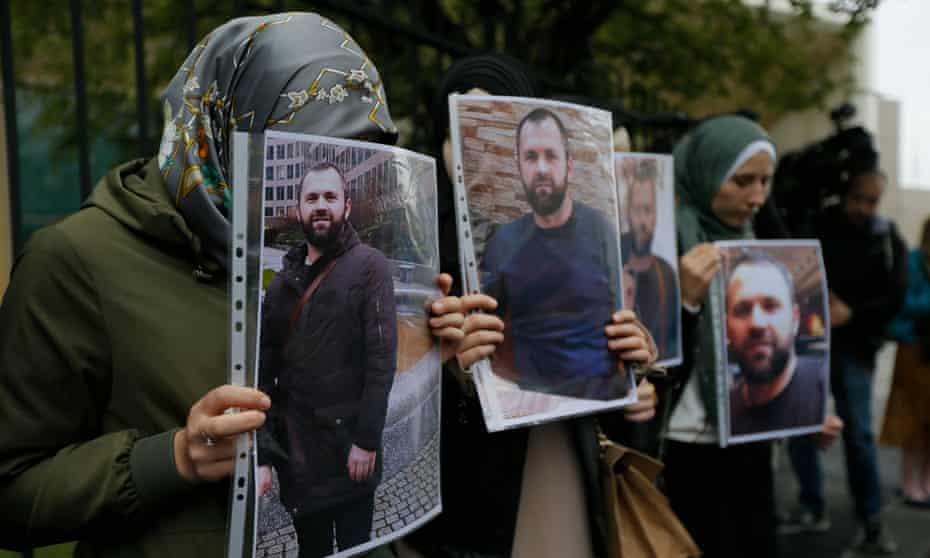 Zelimkhan Khangoshvili protest