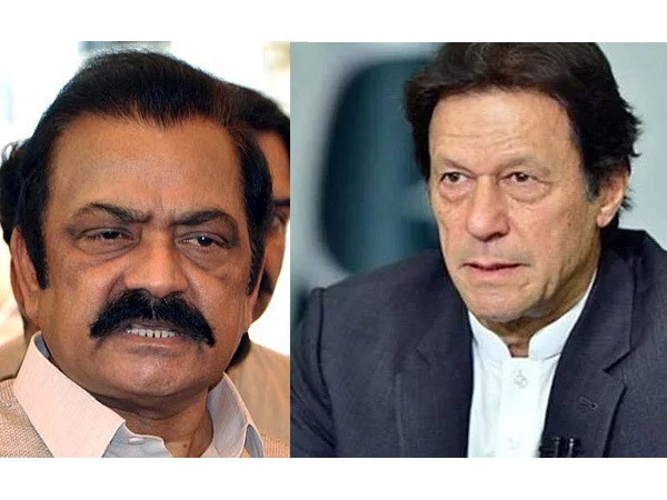 a combined image of former prime minister imran khan r and interior minister rana sanullah photo express