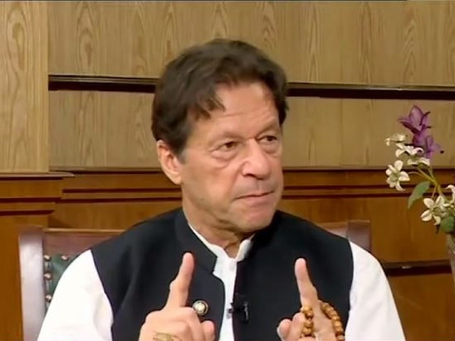 former prime minister imran khan during an interview on may 30 2022 screengrab