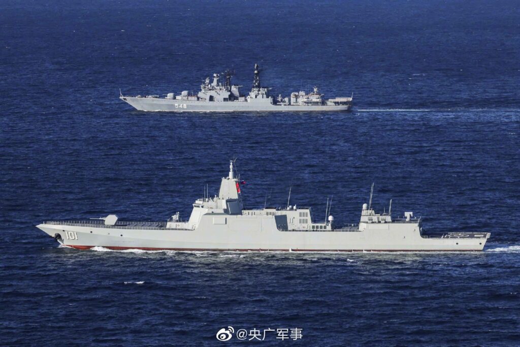 china-russia joint naval exercise, joint sea-2021