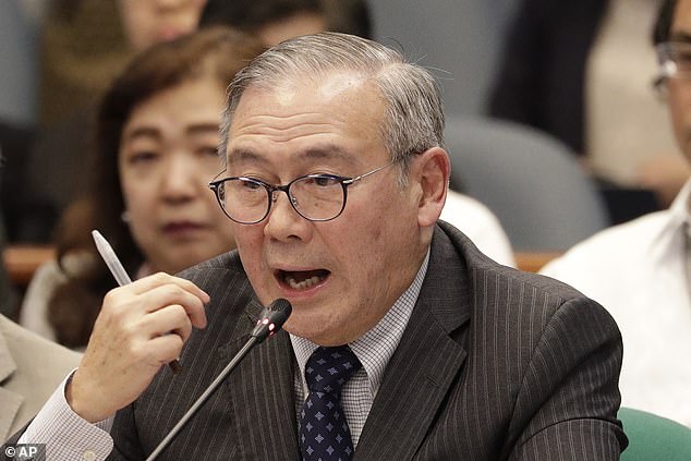 Locsin sent the message amid reports that Chinese coast guard had been harassing Filipino vessels near a dispute island called Scarborough Shoal
