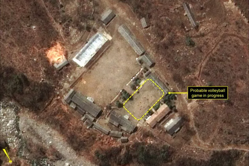 North-korea-soldiers-play-volleyball-at-the-nuclear-test-site-as-world-teeters-on-brink-of-WWIII.jpg