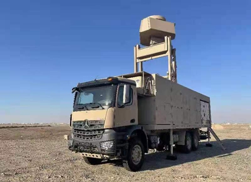 The S-band 3D TWA low-altitude surveillance radar developed by the No.38 Research Institute of CETC. Photo: Courtesy of CETC