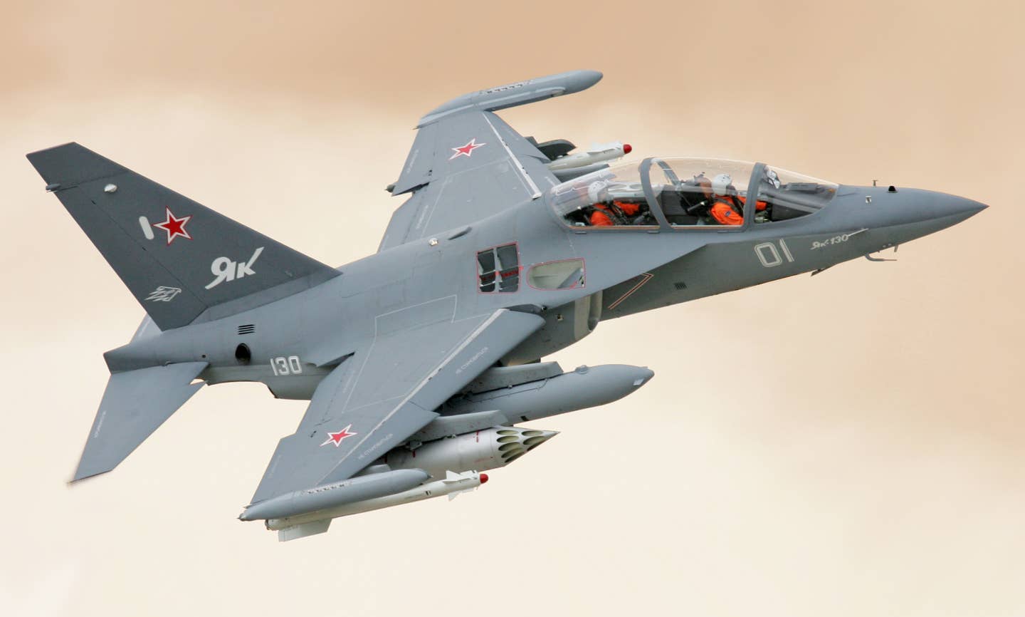 A Yak-130 Mitten of the Russian Air Force. <em>Russian Ministry of Defense</em>.