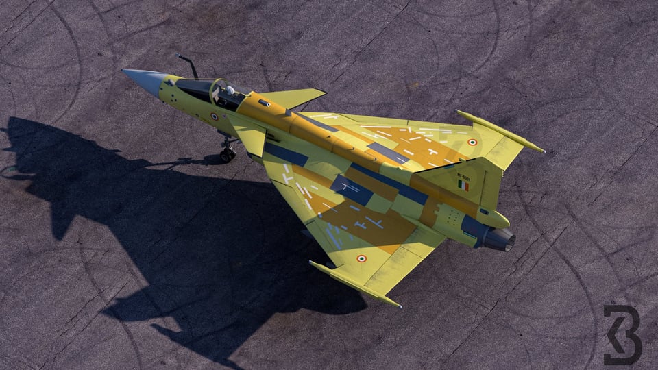 r/MilitaryPorn - A CGI of India's upcoming 4.5 gen fighter Tejas Mk2, first flight late 2022 or early 2023.[2048x1152]