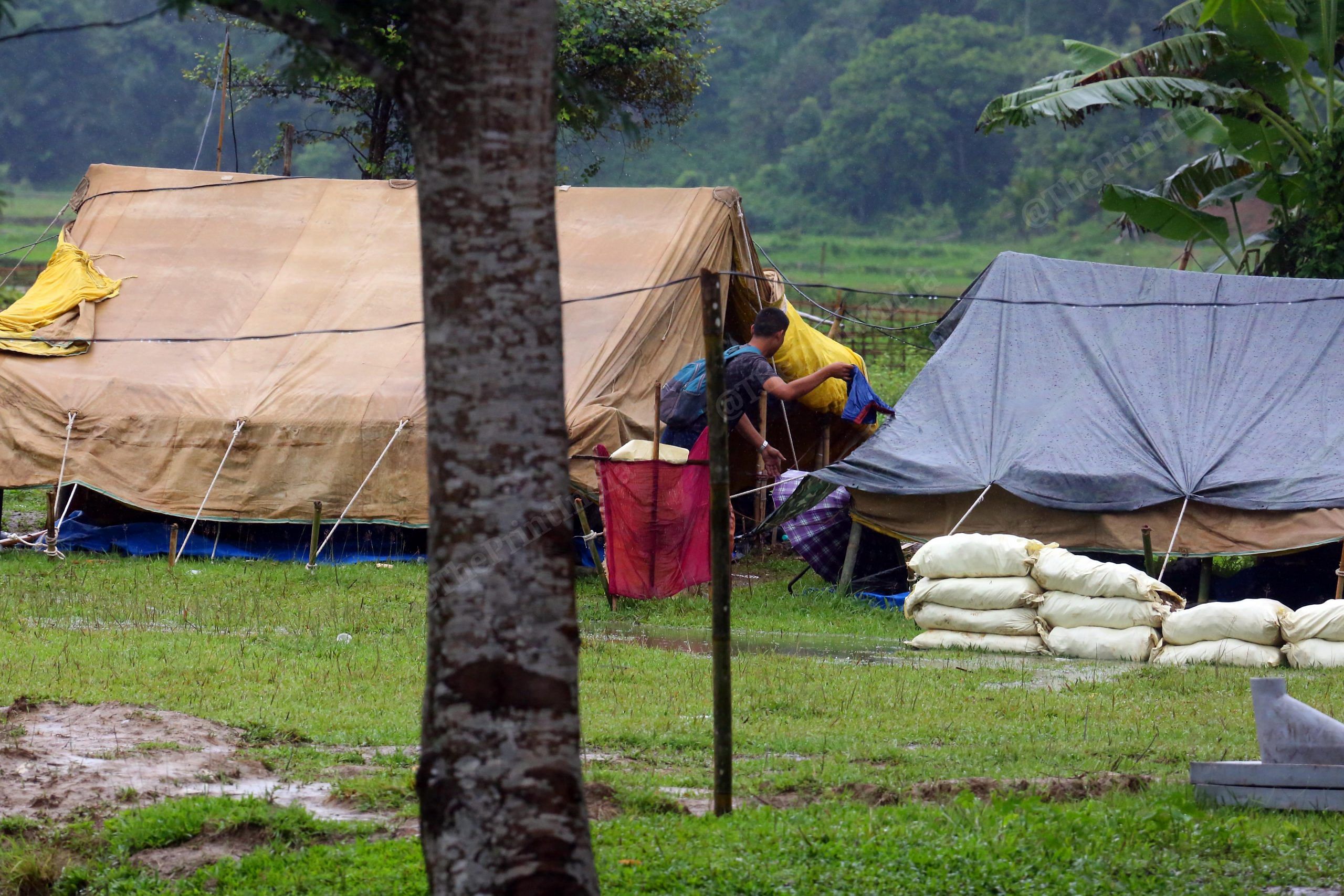 A View of Mizoram Police Camp at Kulechara | Photo: Praveen Jain | ThePrint